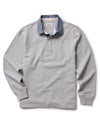 The Rugby Shirt in Heather Grey