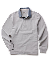 The Rugby Shirt in Heather Grey