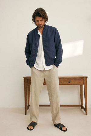 Martyn Pique Button-Up Shirt