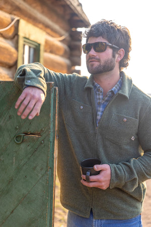 Woolie Shacket - Pine